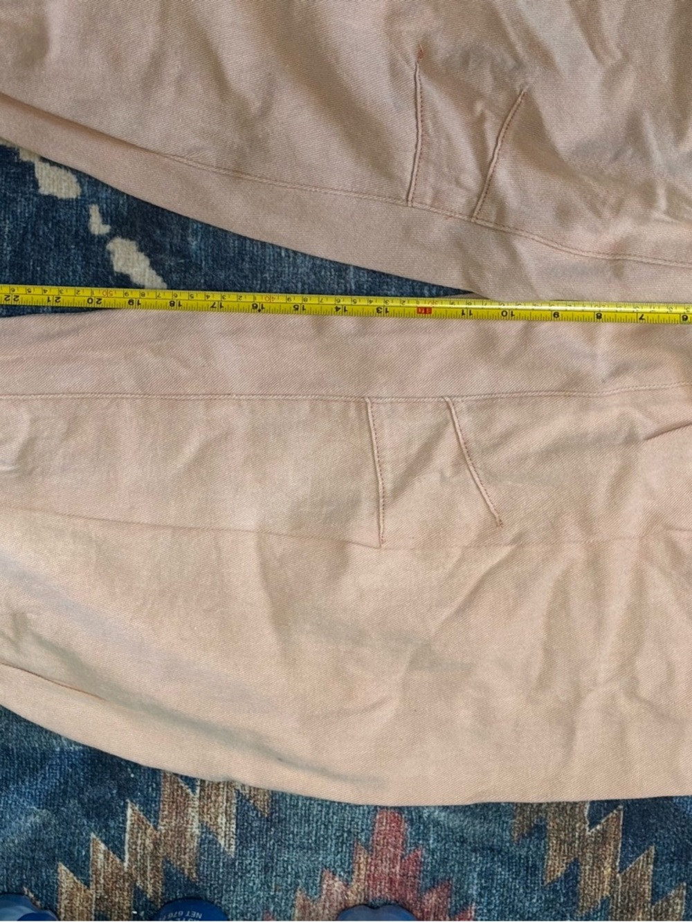 POL Peach Pants with Black Embroidered Floral Detail - Picture 14 of 17